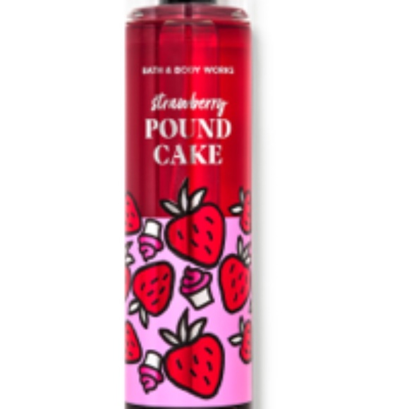 Bath & Body Works Strawberry Pound Cake Fine Fragrance Mist NWT 8 fl oz/236 ml - Picture 5 of 12